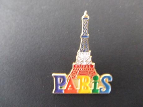 Parijs Eiffeltoren gekleurde letters